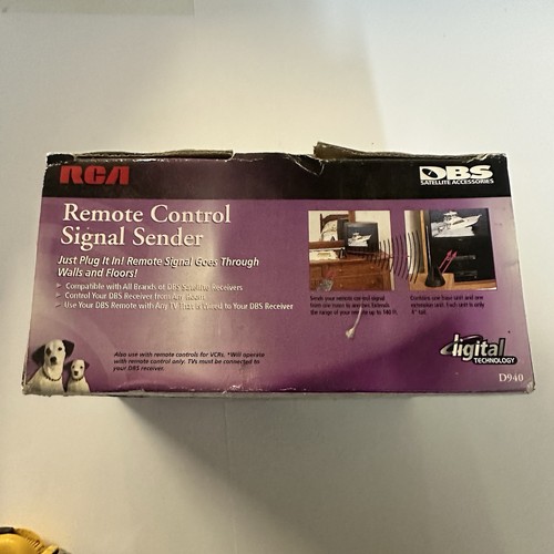 Transmisor de señal de control remoto RCA (Modelo: D940) DBS accesorios satelitales - Imagen 2 de 6