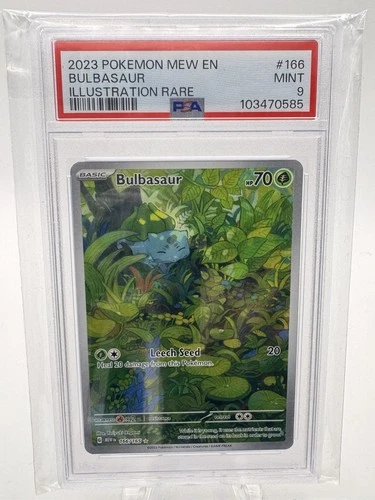 Bulbasaur 166/165 Sv: Scarlet & Violet 151 Holo PSA 9 MINT