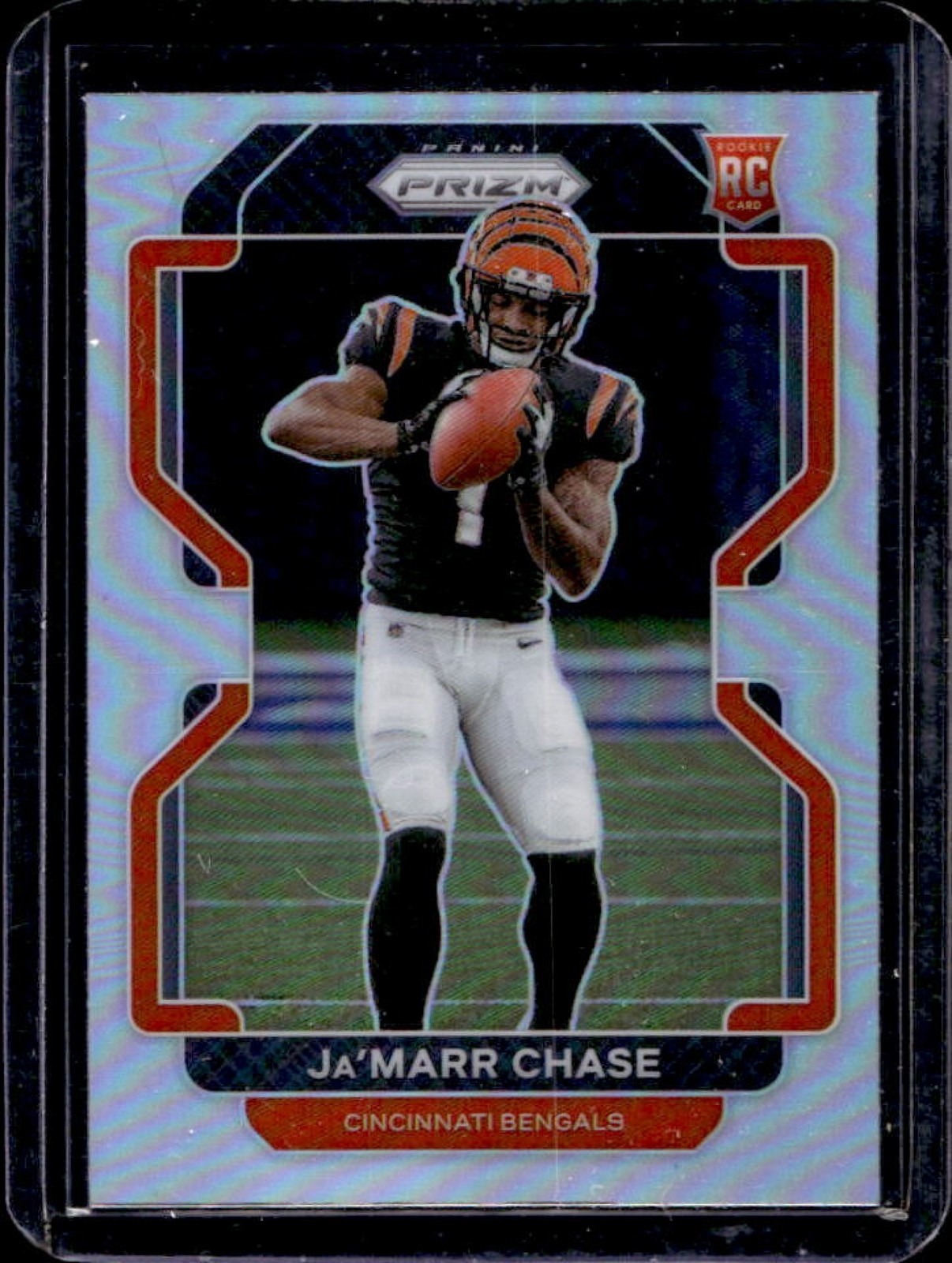 2021 Prizm Ja'Marr Chase RC Silver Rookie #337 Bengals