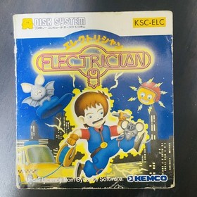 Electrician Nintendo Famicom Disk System Kemco 1986 Japanese Version KSC-ELC