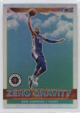 2019-20 Panini NBA Hoops Premium Stock Zero Gravity Holo Prizm Ben Simmons #5
