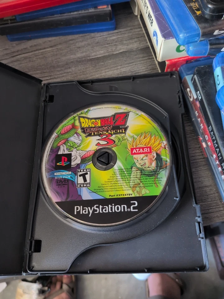 Dragon Ball Z Budokai Tenkaichi 3 CIB sin disco de bonificación PS2 Sony PlayStation 2 Foto 3 de 4