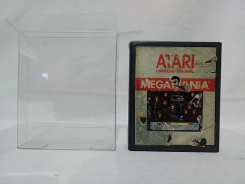 Megamania Atari 2600 Varíant México RARE + protector Plástic ( Tested )