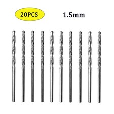 1.5mm THK Diamond coated twist drill bit bits 20 pieces