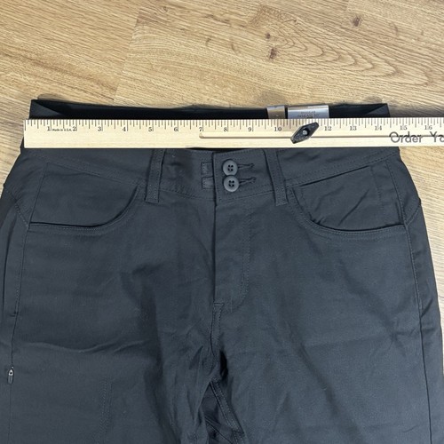 Prana Women’s Pants Size 4 Black Stretch Hiking Travel Outdoor Casual - Picture 5 of 8