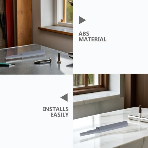 Amortiguador abierto táctil para puerta de gabinete 5 piezas bisagras de cajón ABS tampón - Imagen 6 de 12