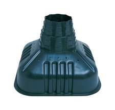 SquareFoot Plastic 2 cu. ft. Concrete Volume Footing Forms 16.6 H x 22 W x 22 L