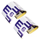  2 Pcs Level Indicator Pond Water Gauge Pool Self Adhesive Stickers