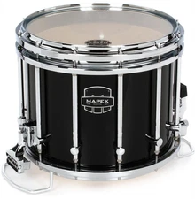 Mapex Quantum XT Marching Snare Drum - 14 x 12 inch - Gloss Black
