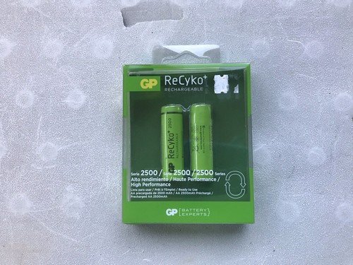 GP ReCyko 2500mAH NiMH Battery ( Package W/ Two Batteries ) - Picture 1 of 3