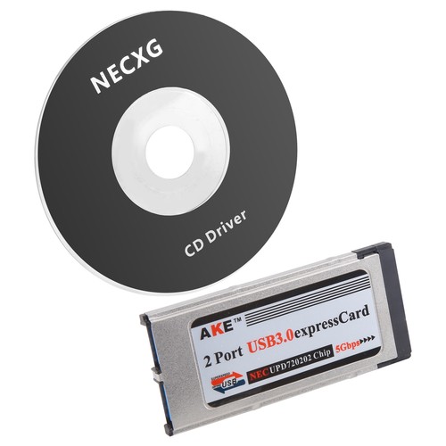 High-Speed Dual 2 Port USB 3.0 Express Karte 34mm Slot Express Card PCMCIA6099 - Bild 1 von 7