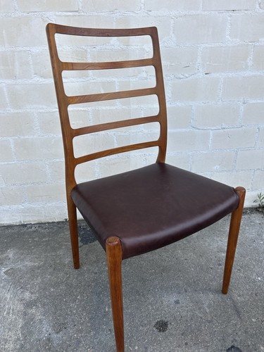 Niels Møller Model 82 Danish Teak Dining Set Leder Stuhl Chair Moller MidCentury - Bild 6 von 10