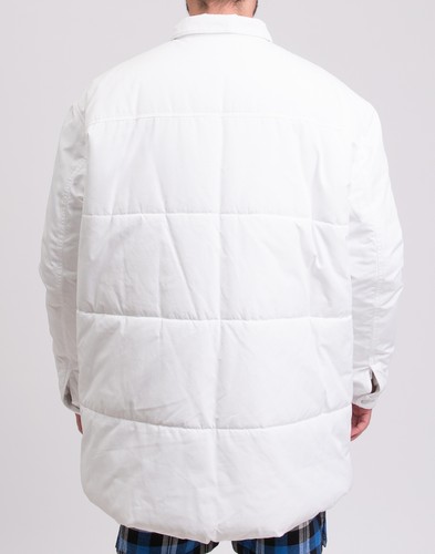 RRP €740 DSQUARED2 Canvas Puffer Jacket IT52 US42 XL Logo Print Button Front - Picture 6 of 8