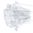 100Pack Zip Ties Write on Ethernet RJ45 RJ12 Wire Power Cable Label Mark Tags B