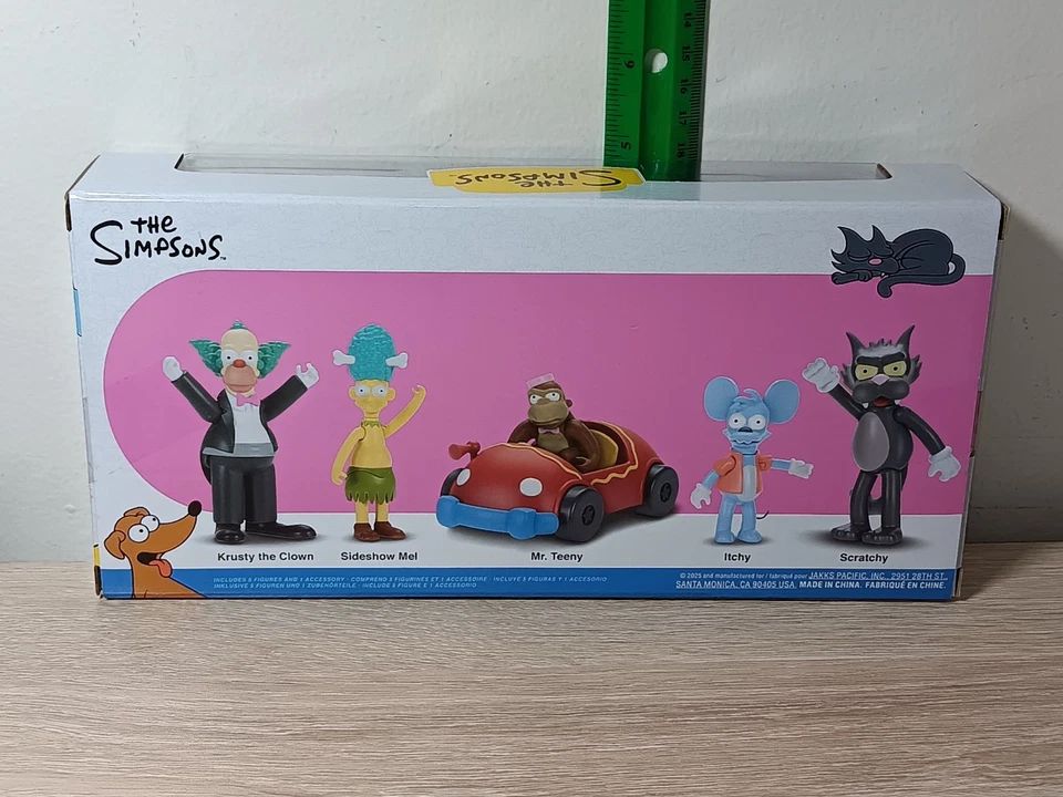*FREE SHIP* 2.5" KRUSTY CLOWN SHOW Multipack The Simpsons Jakks Pacific FOX - Image 2 of 2
