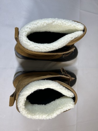 Lands End Mens Winter Snow Boots Expedition Suede Thermalite Insulated Size 12 D - Picture 8 of 11