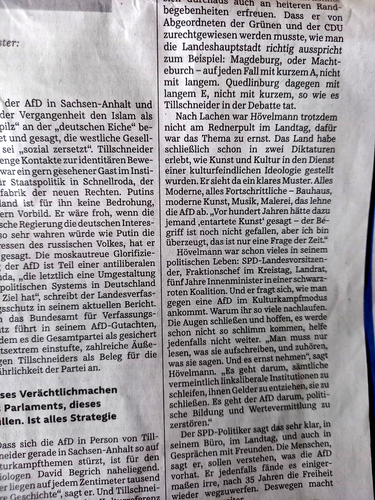 KULTURKAMPF DER AFD BESOND. IN SACHSEN-ANHALT; BAUHAUS ÜBERFLÜSSIG? v.'25 (ß - Picture 7 of 7
