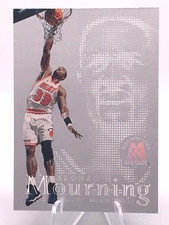 Alonzo Mourning 1998-99 Skybox Molten Metal Heavy Metal Fusion #3F HOF Heat