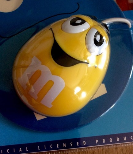 Kit informatique promotionnel souris d'ordinateur et tapis de souris pour PC Peanut M&M 2000 neuf dans son emballage d'origine - Photo 2 sur 10