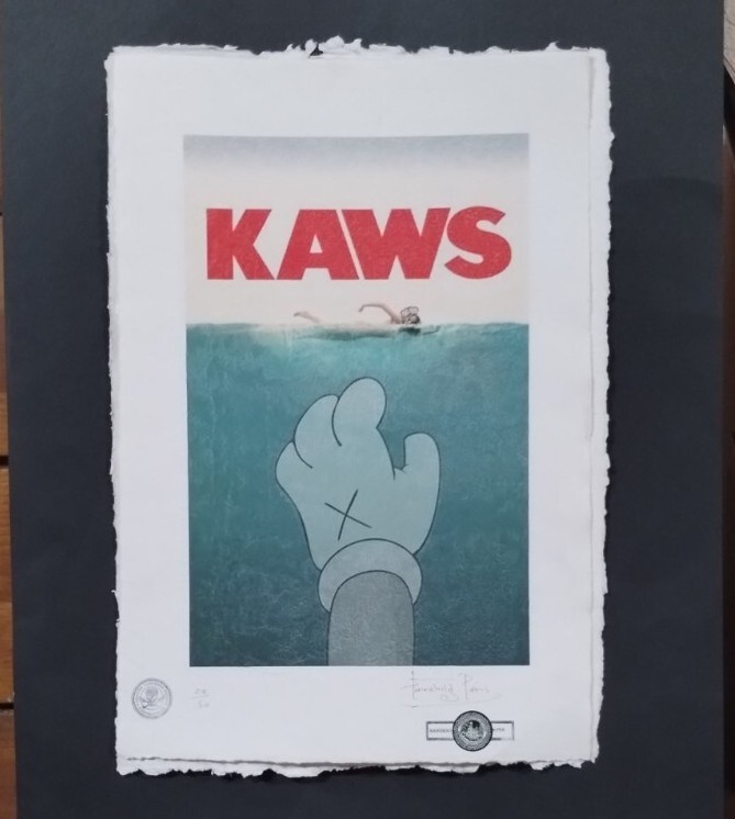 KAWS × realmadHECTIC 限定品 ビンテージ フライヤー チラシ KAWS × realmadHECTIC 限定品 ビンテージ フライヤー チラシ