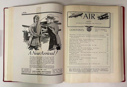 Air London periodical bound 1930 Volume 3 Jan - Dec - Picture 11 of 12