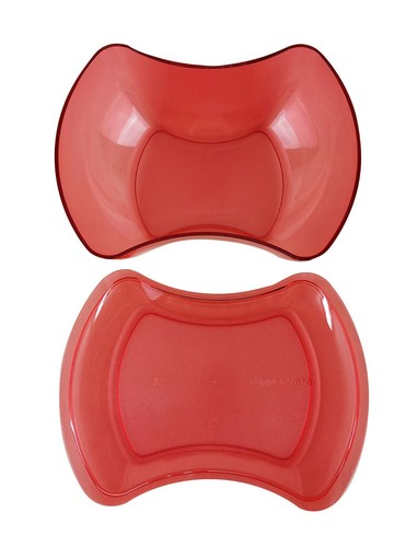 Tupperware Peach Domino Fruit Snack Server Kitchen Fridge Storage Container 1.2L - Picture 5 of 6