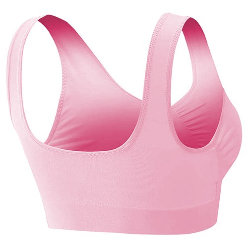 3Pcs Sport Bras Seamless Wire Support Tank Sports Yoga Sleep Bras No Pad Bras US - Picture 37 of 39
