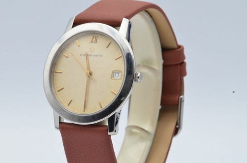 Eterna KonTiki 60 Automático Hombres Urh 36MM Acero Vintage Hermosa Estado 2 - Imagen 4 de 9