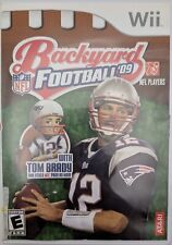 Backyard Football 09 Tom Brady Nintendo Wii Cib Tested and Working