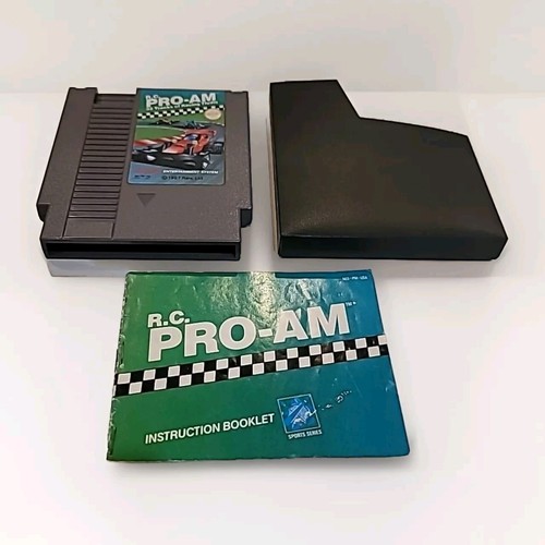 NES R.C. PRO-AM Cart, Sleeve and Booklet - Picture 1 of 4