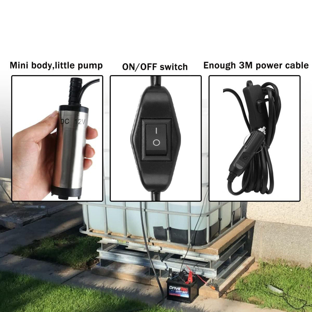 Tauchpumpe 12V Wasserpumpe Minipumpe Für Camping Garten Leicht Zu Bewegen