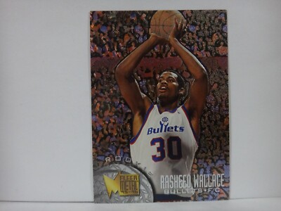Metalin Rasheed 1 1995-96 Fleer Metal Rasheed Wallace #208 Rookie RC | eBay