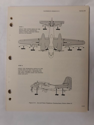 Grumman S-2D-E Aircraft Corrosion Control,Cleaning,Painting Decontamination Orig - Picture 7 of 12