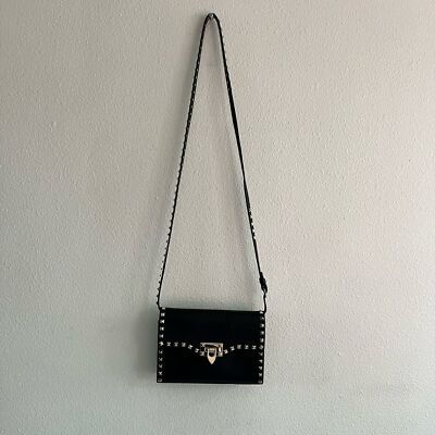 Valentino Rockstud black leather crossbody bag | eBay