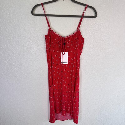 #ad Rumored Dress Women XS Suncoast Mini Floral Dainty Slip Summer Sun Resort Cruise $69.99