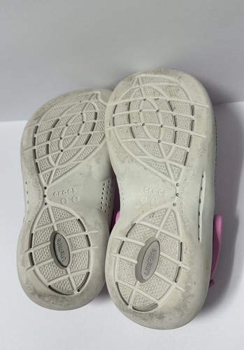 Crocs LiteRide 360 Clogs Taffy Pink Rose Taffy Gray Women's Size 6 206708 - Picture 6 of 7