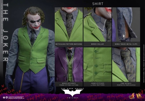 Figura 1/6 Hot Toys DX32 Batman El Caballero Oscuro Trilogía Joker Coleccionar EN STOCK - Imagen 3 de 17
