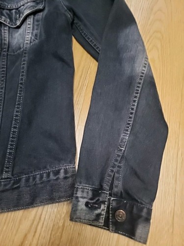 Levis Levi Strauss Jeansjacke Damen Gr. L Vintage dunkelgrau - TOP! - Bild 4 von 9