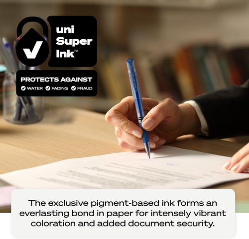 Uniball Signo 207 Gel Impact Stick Penne - 10 penne gel a punta grassetta assortite da 1,0 mm - Foto 4 di 12