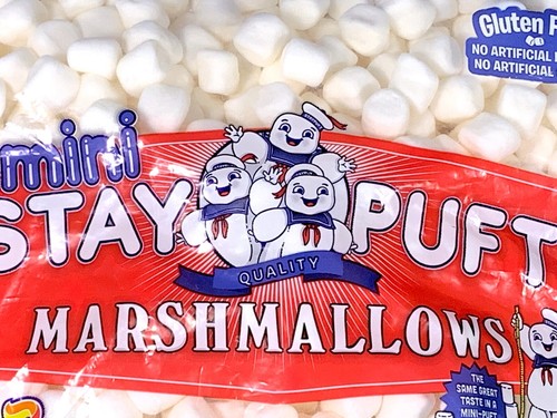 New 2 Bags - STAY PUFT MARSHMALLOWS & MINI - Campfire GHOSTBUSTERS: AFTERLIFE - Picture 6 of 8