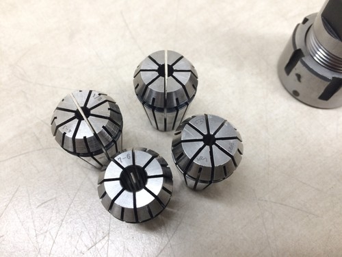 Lyndex E20-EXT-750 3/4" Shank Collet Chuck With 1/2", 9/12", 3/16", 1/8" - Picture 6 of 8