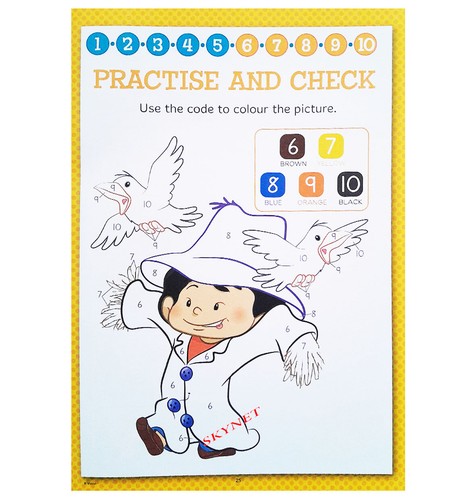 Children's learning Activity Books For Kids Numbers Alphabet Book Boys Girls - Foto 42 di 61