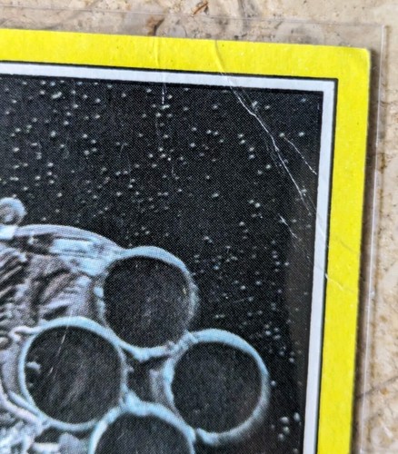 Tarjeta coleccionable/rompecabezas Star Wars Topps Yellow Border 1977 #155 The Escape Pod es... - Imagen 2 de 3