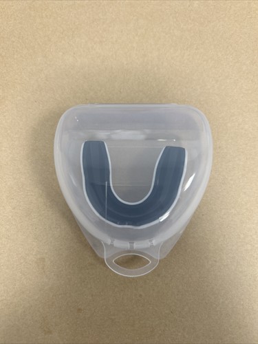 Kids / Junior Gum Shield, Mouth Guard With Protective Case, White And Black - Picture 4 of 5