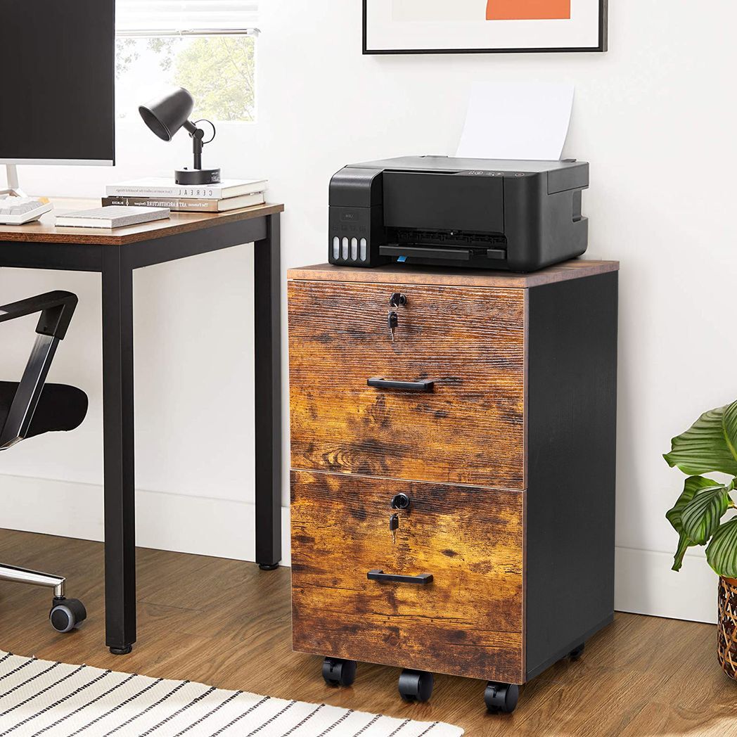 2 drawer wood file cheap cabinet