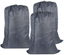 uniligis washable travel laundry bag with drawstring (3 pack), large dirty cloth