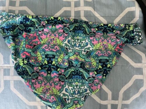 NWT Kenneth Cole CHM Print Bikini Bottom, Sz XL - Picture 2 of 2