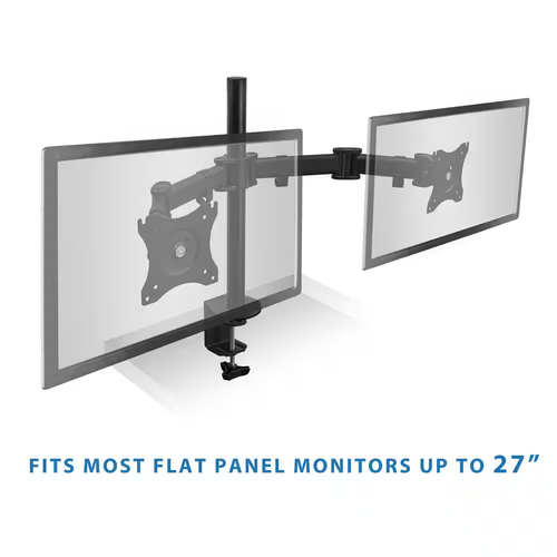 13 In. to 27 In. Full Motion Dual Monitor Desk Mount for Screens - Picture 2 of 12
