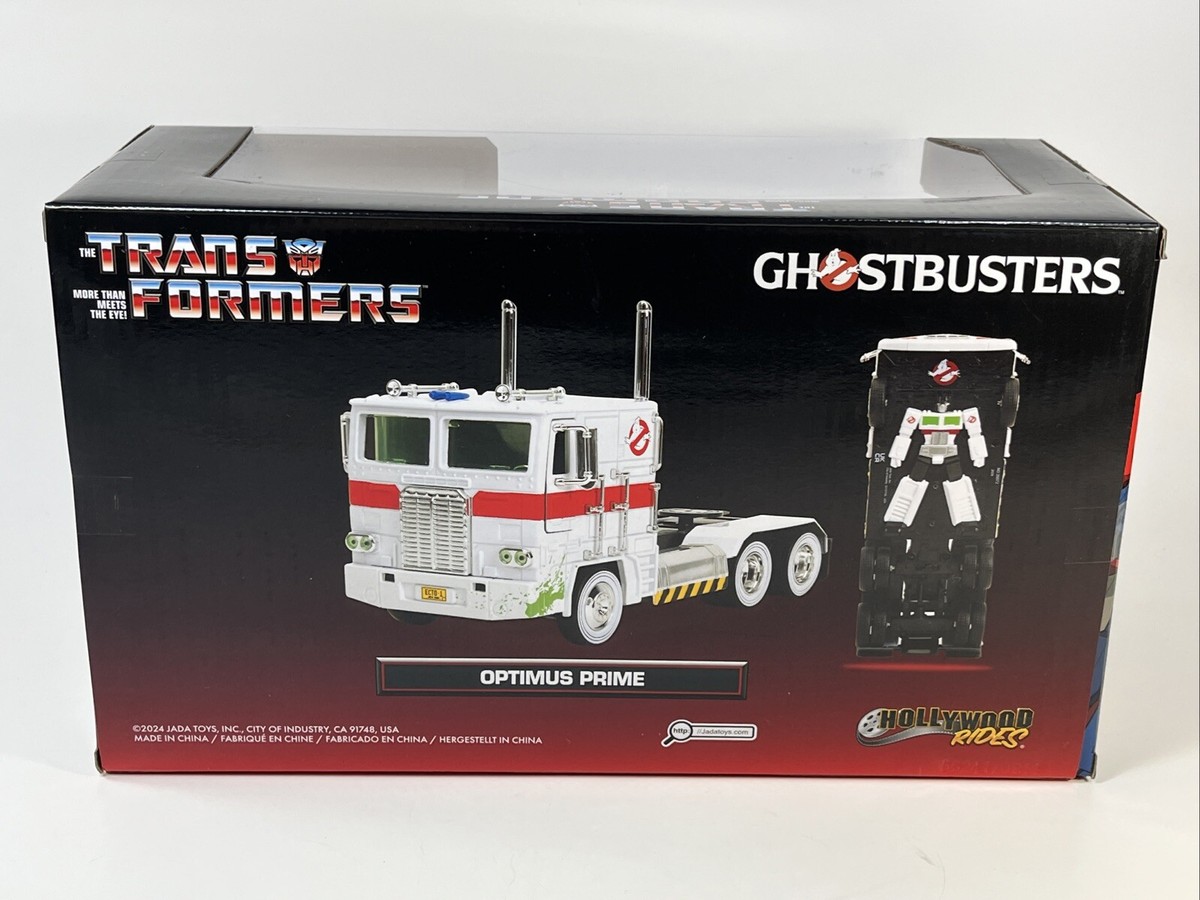 TRANSFORMERS OPTIMUS PRIME GHOSTBUSTERS MASHUP 1:24 DIECAST