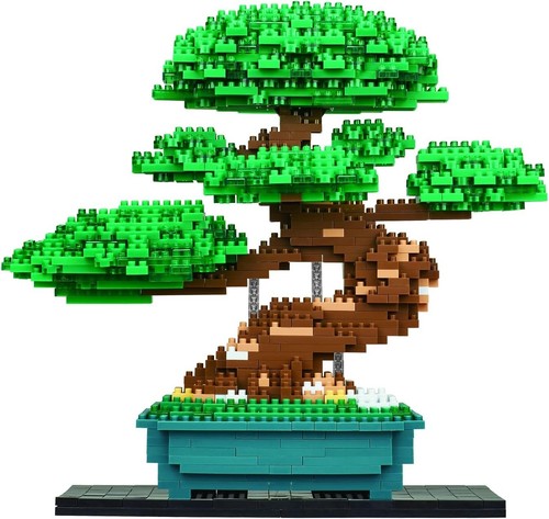 New Bonsai nanoblock NB-039 1130ocs 11 x 19 x 19 cm Japanese Matsu Bosai Toy - Picture 6 of 6